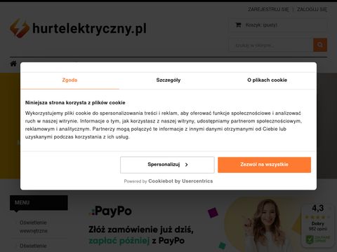 Hurtelektryczny.pl artykuły oświetleniowe