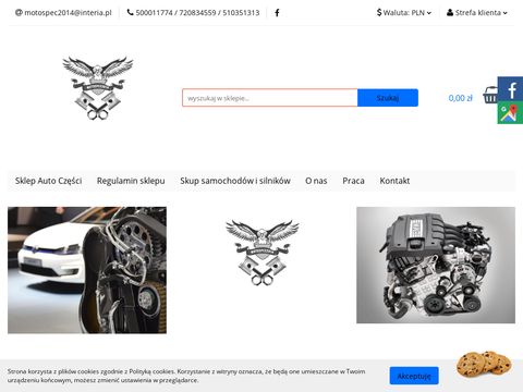 Motospec2014.pl auto części sklep internetowy