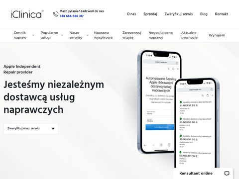 Iclinica.pl serwis Apple Bydgoszcz