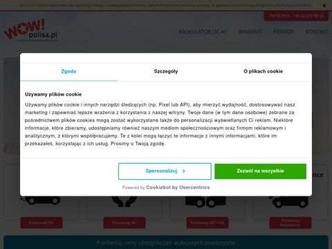 Wowpolisa.pl porównywarka ubezpieczeń OC