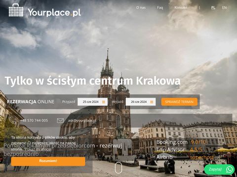 Yourplace.pl - noclegi Kraków