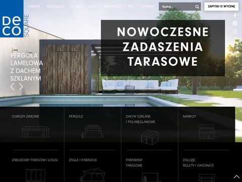 Decosquare.pl przesłony zewnętrzne