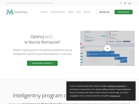 Mantreo.com oprogramowanie dla biur tłumaczeń