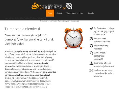 123niemiecki.pl tłumaczenia niemiecki