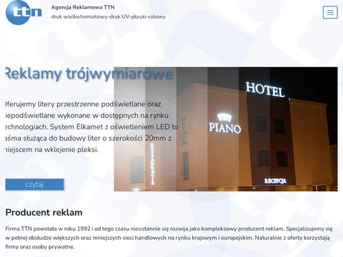 Ttnreklama.pl szyldy reklamowe z Lublina