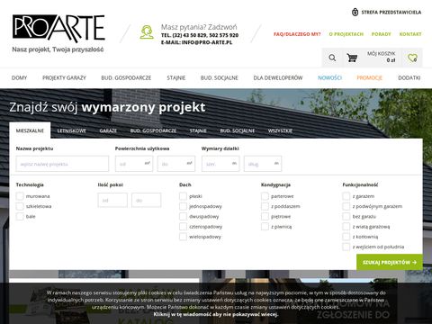 Pro-arte.pl - projekty domów online