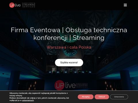 Uplive.pl - obsługa eventów