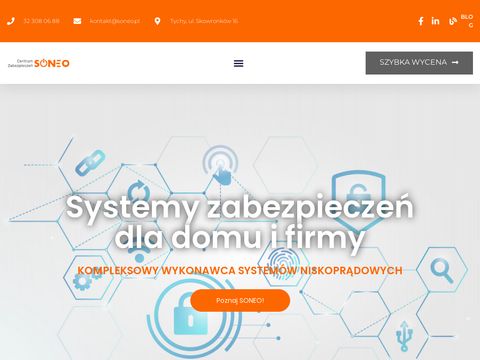 Soneo.pl systemy monitoringu Tychy