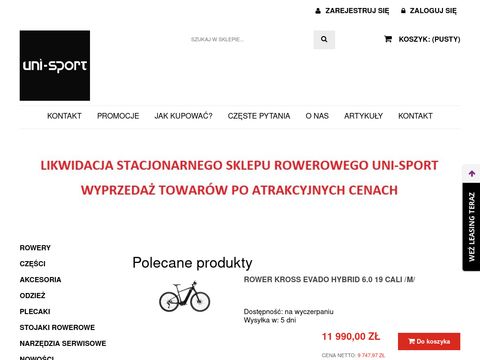 Uni-sport.com.pl Katowice sklep rowerowy