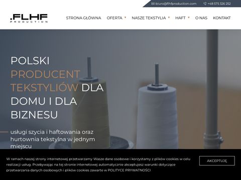 Flhf Production - polski producent tekstyliów