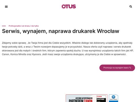 Otus.pl - kserokopiarki Ostrów Wielkopolski