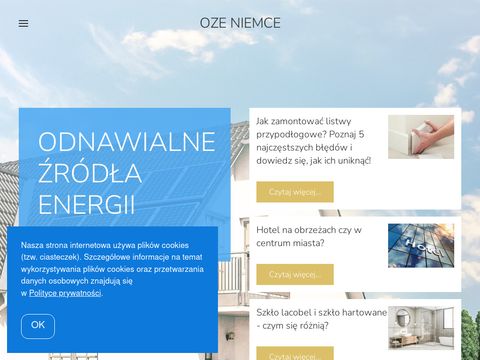 Ozeniemce.pl - odnawialne źródła energii