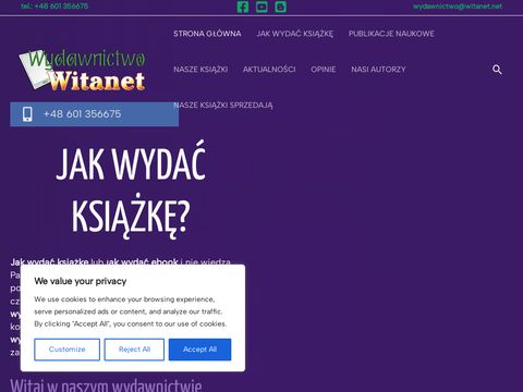 Witanet.net - jak wydać książkę lub ebook