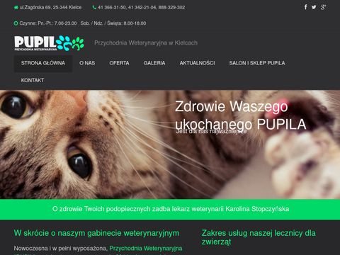 Weterynarzkielcepupil.pl Pupil lecznica weterynaryjna