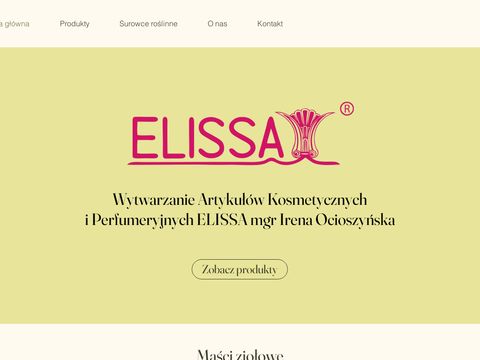 Elissa.pl - Wytwarzanie Artykułów Kosmetycznych