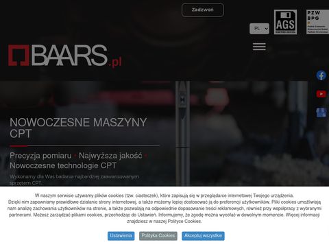 BAARS sondowanie statyczne gruntu