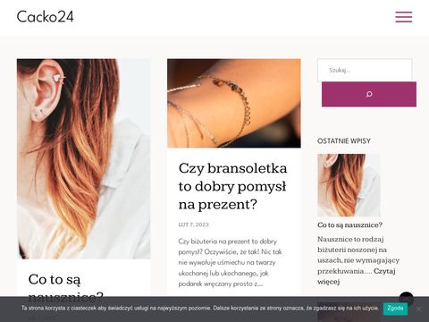 Cacko24.pl biżuteria srebrnna sklep jubilerski