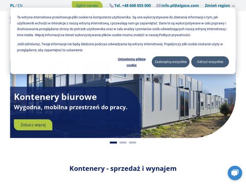 Algeco.pl kontenery wynajem