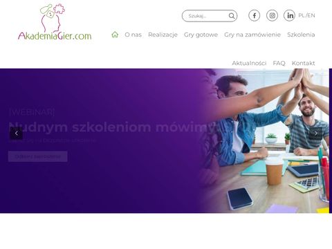 Akademiagier.com gry i zabawy integracyjne