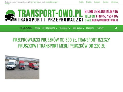 Transport-owo.pl firma przeprowadzkowa Pruszków