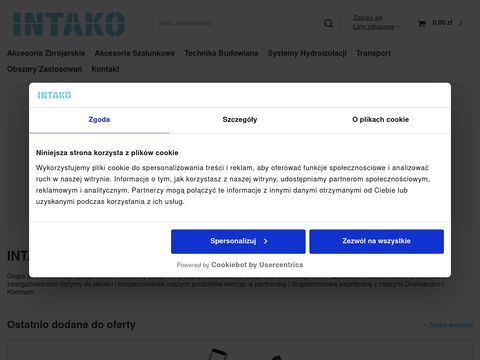 Intako.pl podkładka plastikowa liniowa