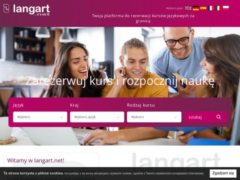 Langart.net kursy językowe za granicą