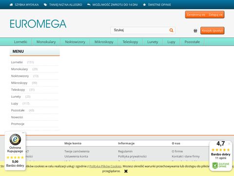 Euromega.pl Lustrzanki cyfrowe sklep