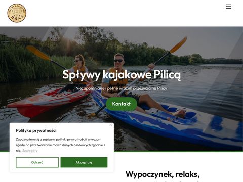 Bona - spływy kajakowe nad Pilicą