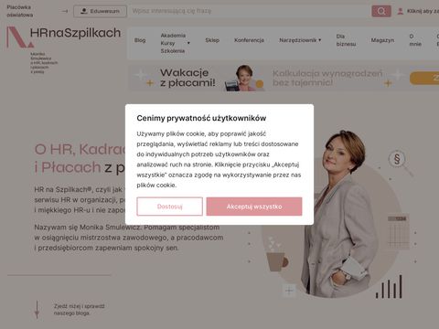 Monikasmulewicz.pl szkolenia kadry i płace