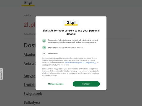 2l.pl streszczenia lektur