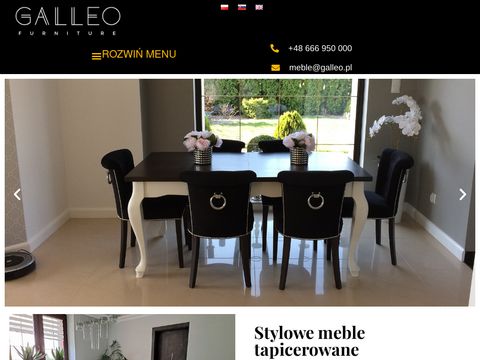 Galleo.pl meble Kalwaria glamour retro