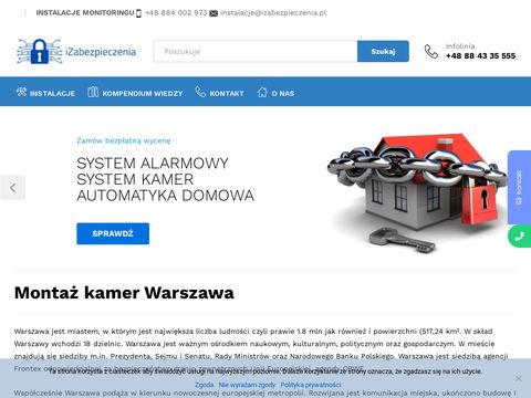 Izabezpieczenia.pl instalacja monitoringu