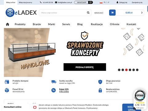 Krajalnice - witryny chłodnicze - sklep eLADEX