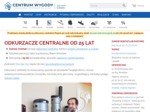 Centrumwygody.pl odkurzacze centralne