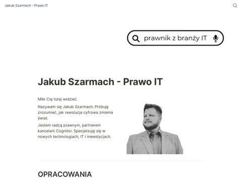 Jszarmach.pl - radca prawny