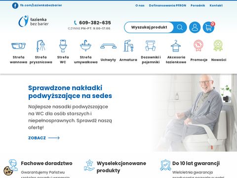 Lazienkabezbarier.com.pl dla seniora