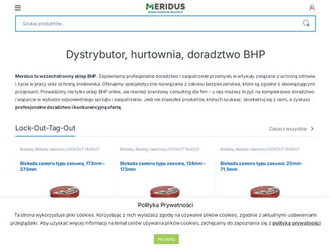 Meridus.pl hurtownia BHP odzież robocza