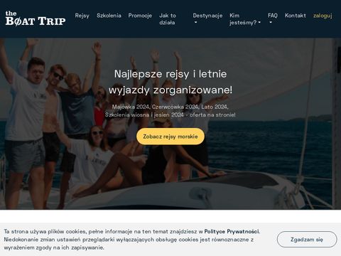 Theboattrip.eu imprezowe rejsy morskie