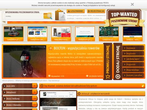 Top-wanted.pl najbardziej poszukiwane strony