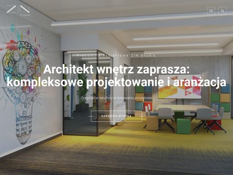 Aranżacja wnętrz zinstudio.pl