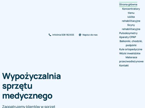 Wypozyczalniamilmed.pl łóżek rehabilitacyjnych