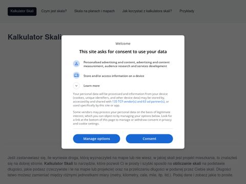 Kalkulatorskali.pl przelicznik