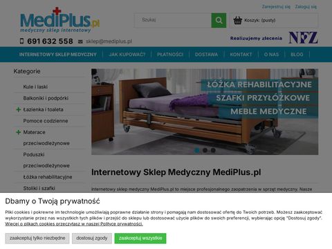 Mediplus.pl materac przeciwodleżynowy