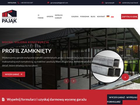PAJĄK - producent konstrukcji stalowych