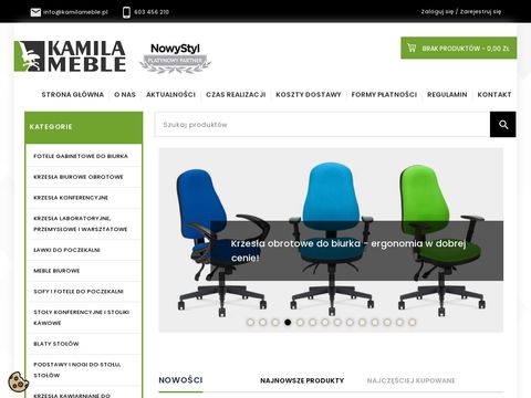 Kamila meble - fotele biurowe