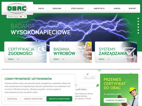 Obac.com.pl certyfikacja wyrobów