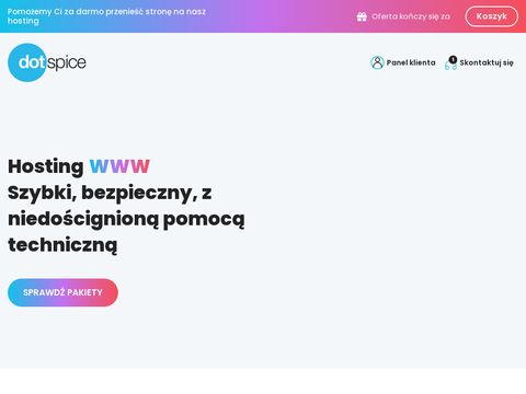 Hosting.dotspice.com szybki hosting woocommerce