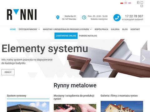 Rynni.pl rynny ciągłe