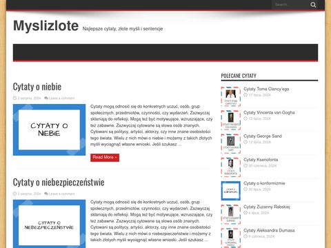 Myslizlote.pl - złote myśli