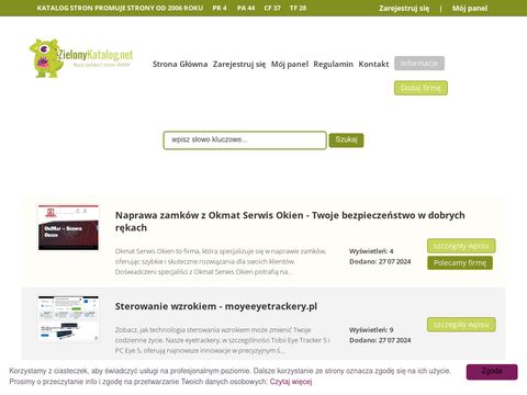 Katalog stron ZielonyKatalog.net